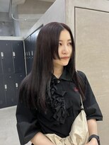 テトヘアー(teto hair)&nbsp;姫カットセンターパートモードプツッと切りっぱなし