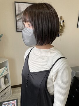 ルフテ(LOFTE) ミニボブ×グレージュカラー☆