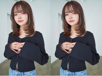 アンジェリカラボ 梅田店(ANGELICA LABO)の写真/【梅田/全席完全個室】高技術カット×ハイセンスな最旬スタイルに【梅田/レイヤーカット/韓国風/髪質改善】