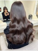 黒髪ボブルフネビージュ小顔ワンレン