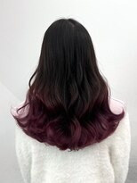 イース バイ アンブルリュクス 北千住(Ease by amble luxe)&nbsp;毛先ブリーチピンクカラー