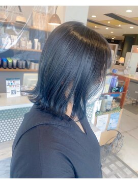 アース オーセンティック 岡山表町店(EARTH Authentic) グレー×ブルー☆彡