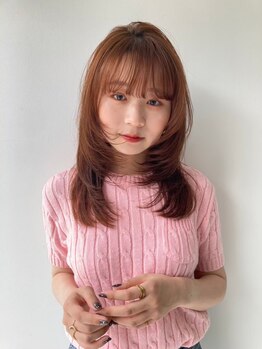 バズ ビー 自由が丘店(BUZZ bee)の写真/ダメージレスなブリーチなしダブルカラーで透明度UP！上質なツヤ色を叶える☆【自由が丘駅徒歩4分】