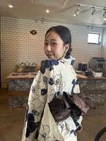 アントルポ(entrepot)&nbsp;YUKATA  HAIR SET