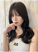 *レイヤーカット×ショコラアッシュ【新宿/韓国ヘア/小顔ヘア】