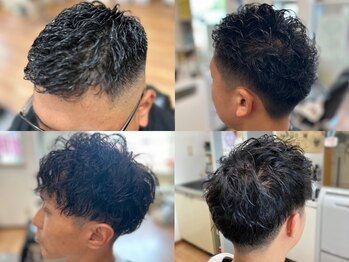 いけはたの写真/人気の濡れパン・ゆるパン・ワァッパーで簡単にキマる◇【ご新規様★カット+パーマ+シェービング￥8300】