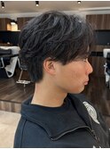 上げ下ろし2wayフェザーパーマ無造作マッシュ千葉駅保立