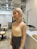 オムズポカ 栄矢場町店(OM's poka)&nbsp;ブロンドボブ/レイヤーボブ/切りっぱなしボブ