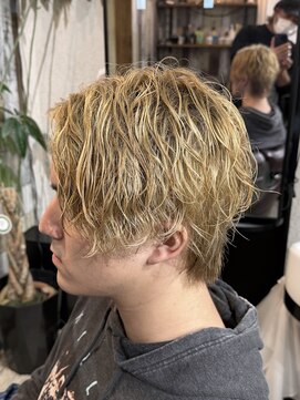 ブリーチパーマメンズ