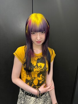 ヌル 神宮前店(Null) オーダーメイド/ケアブリーチカラー/セクションカラー/姫ウルフ