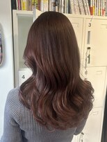 トロワエピ 表参道(Trois epis)&nbsp;ピンクラベンダーブラウン/ブリーチなしカラー