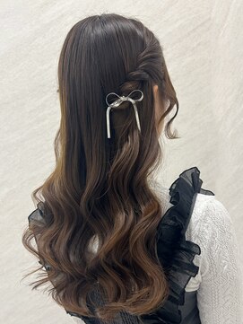 プルクラギンザ(PulchraGINZA) ハーフツイン/韓国風/ヨシンモリ/推し活/ヘアセット