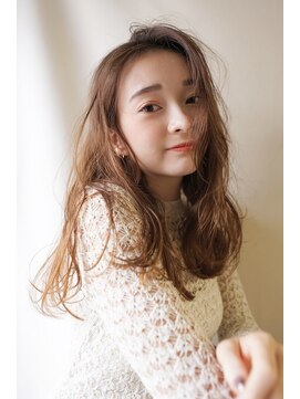 N° node 渋谷 【ナンバー ノード】【7月1日OPEN（予定）】 小顔魅せ無造作カール/かきあげバング/シアーブラウン/大人モテ