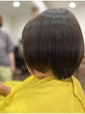 まぁるいボブスタイル