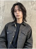 men's/メンズミディアム/リバースセンターパート/新宿