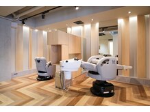 ユーフォリア ヘア(euphoria hair)の雰囲気（シャンプー時の移動がない快適なセットスペース）