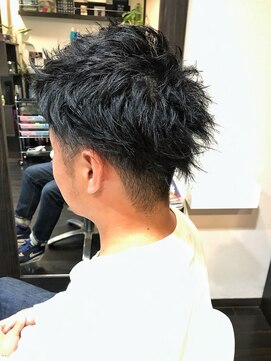 オムヘアーバイグルーマーズ(HOMME HAIR by GROOMER/S) #スパイキー#アップバング #束感ショート#homme2櫻井