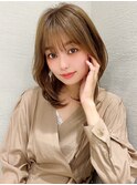 LallYou　錦糸町　韓国レイヤーカットミルクティーブラウン