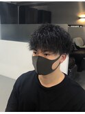 ツイスパ/スクリューショート/メンズパーマ