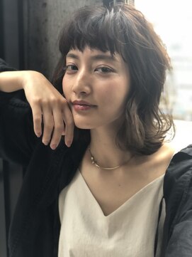 サロンドミルク 新百合ヶ丘店(salon de MiLK) 大人可愛いニュアンスミディ［イルミナカラー／新百合ヶ丘]