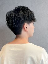 フジヤマバーバーショップ アジト(FUJIYAMA BARBER SHOP ajito)&nbsp;ニュアンスマッシュウルフツイストパーマ【田中美旺】b1103