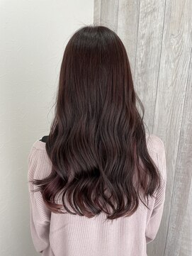 シエル 立川店(CIEL) インナーカラー×ピンクブラウン【CIEL×maki】