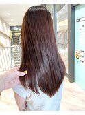 *地毛風ストレート 酸性ストレート 髪質改善 ロングヘア 大阪