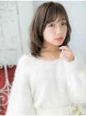 関内/髪質改善/ハーブカラー×くびれ鎖骨ミディアムボブa