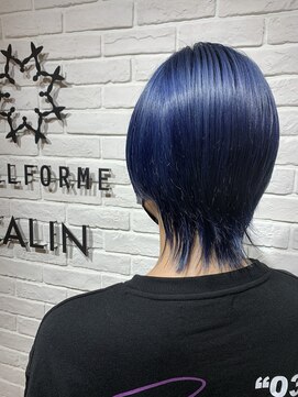 ヘア スパ ビューティー エールフォルム(HAIR SPA BEAUTY YELLFORME) 個性派ブルーカラー