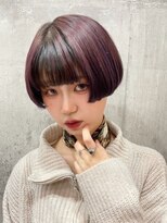 オーキッドバイヘアー(OrchiD.byhair)&nbsp;デザインショート/ラベンダー／刈り上げ/ツーセクション