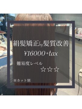 ヴィオラスバイポッシュ ギンザ(Violus by Posh GINZA) 絹髪矯正by髪質改善