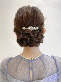 オータムブラウン大人ガーリーヘアセット/新宿/新宿西口