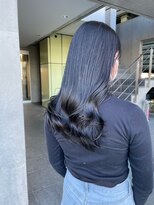 オーガニック ライフ 若葉 鶴ヶ島(organic+life) 10代20代30代大人かわいい暗髪艶感ヨシンモリロング