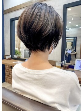 ナイロン 新潟店(NYLON.) ★くびレイヤーエモージュグレージュクールショート