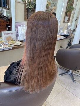 コアフィールフィス(COIFFURE fils) 《見附 今町》M3D イヤリングカラー オレンジ