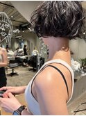 bibito デジタルパーマ　切りっぱなしボブ　ネオソバージュ