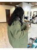 ロングパーマ