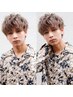 ■出来る男の欲張りコース■カット＋カラー＋パーマ＿14900