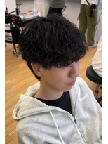 ビカム 名駅(become)&nbsp;波巻きパーマメンズマッシュ