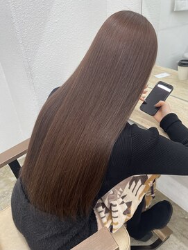 ニュート(Neut ) ブラウン/ブリーチなしカラー/名古屋美容室/ロングヘア