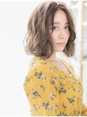 センターパート韓国風巻きボブウルフレイヤーh4上尾20代30代40代
