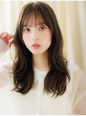 抜け感アッシュオリーブレイヤーロングTc4上尾20代30代40代