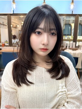 ロンドアベニール 北千住(Lond avenir) くびれヘア/顔周り/韓国/レイヤーカット/ハイライト/前髪北千住
