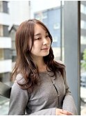 伸ばしかけの前髪　AIR銀座タワー　藤本麻衣