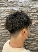 ショート×ツイストスパイラルパーマ