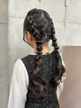 ココ 西葛西南口店(COコ) 参戦ヘアあみこみツイン