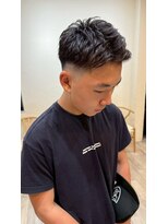 シフト(SHEEFT)&nbsp;ツーブロックアップバング束感ショート韓国風アッシュブラウン