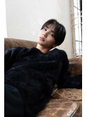  men'shair/センターパート/メンズショート/韓国風マッシュ