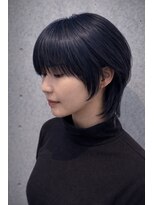 テラ(terra)&nbsp;ナチュラルショートウルフ × ダークネイビー