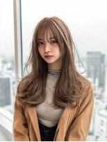 ダル 渋谷/表参道(DAL.)&nbsp;バタフライレイヤーロングレイヤーハイトーングレージュブリーチ